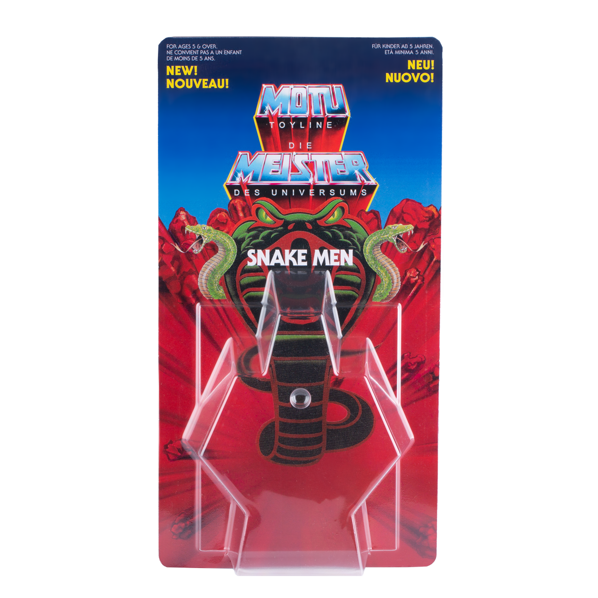 Masters of the Universe Schiebeblister Modell A + Evil Horde Karte