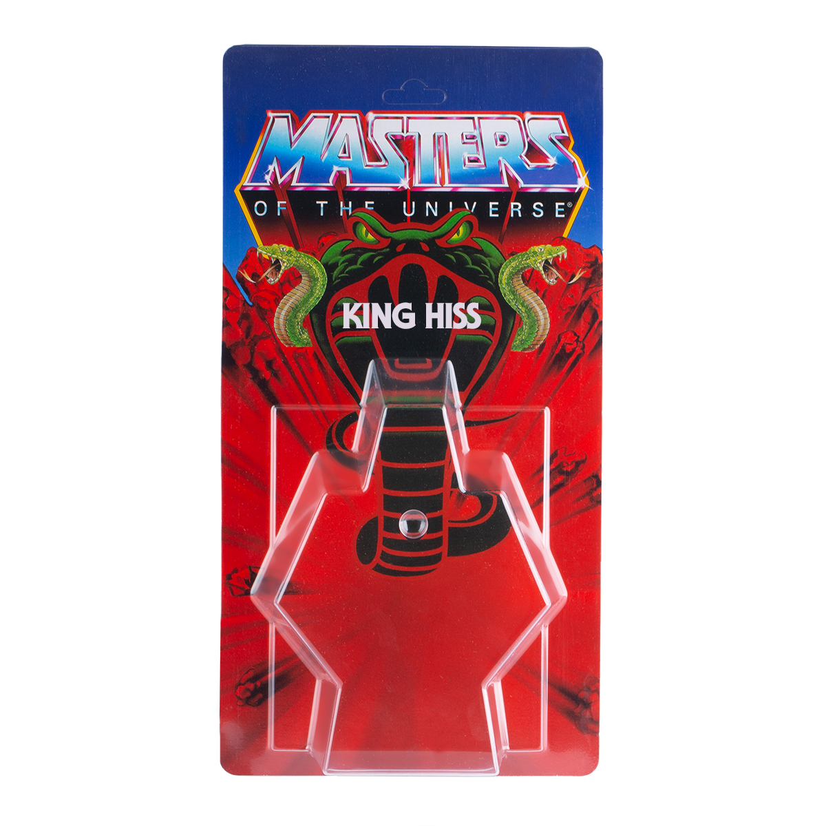 Masters of the Universe Schiebeblister Modell A + US Snake Karte + Name