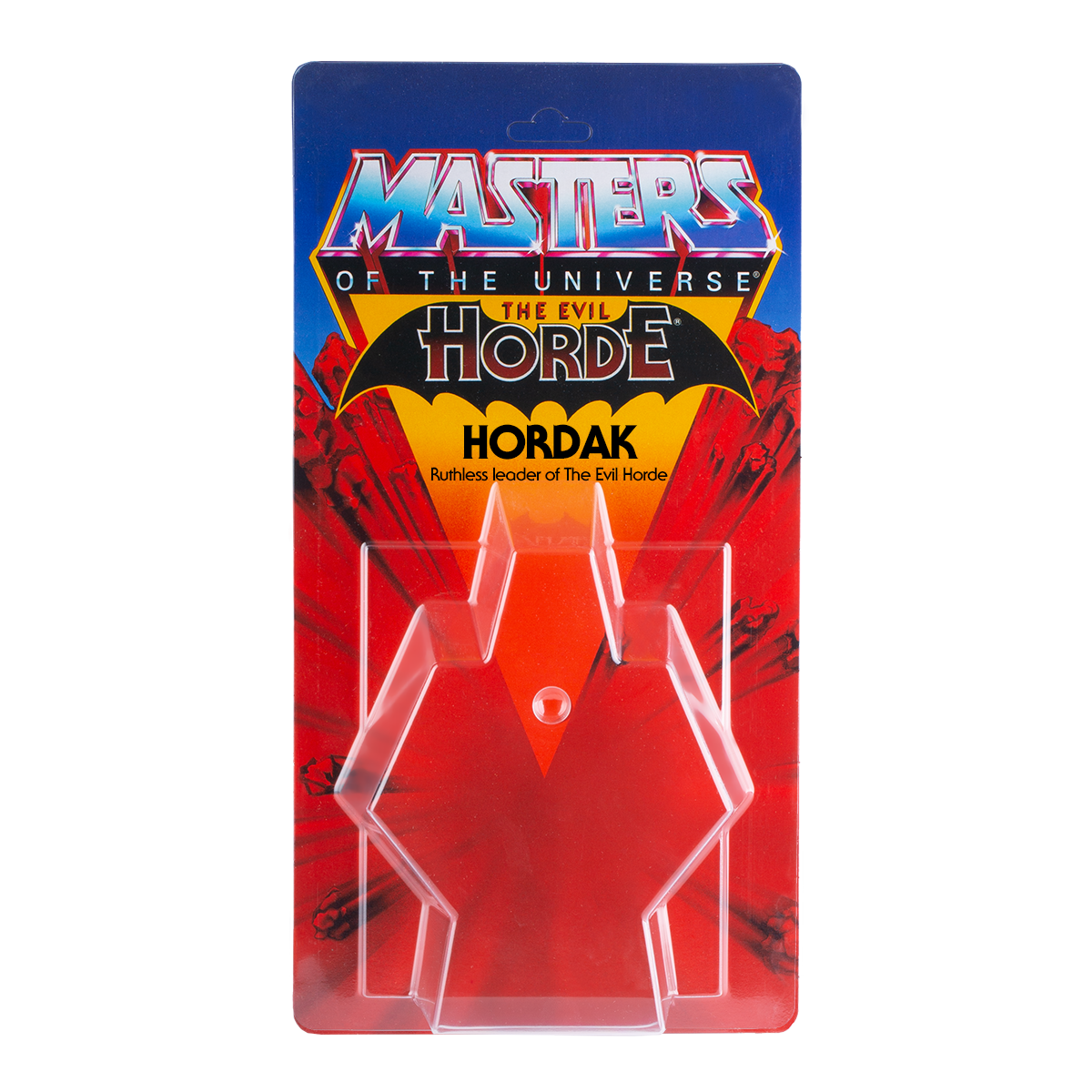 Masters of the Universe Schiebeblister Modell A + US Horde Karte + Name