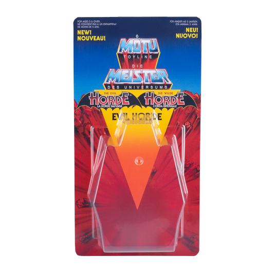Masters of the Universe Schiebeblister Modell B + Evil Horde Karte