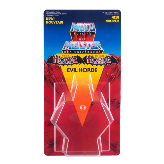 Masters of the Universe Schiebeblister Modell A + Evil Horde Karte