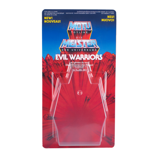 Masters of the Universe Schiebeblister Modell B + Evil Warriors Karte