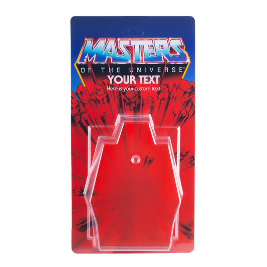 Masters of the Universe Schiebeblister Modell B + US Karte + Name