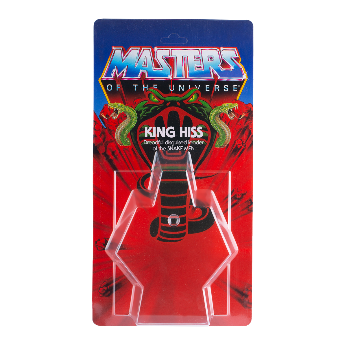 Masters of the Universe Schiebeblister Modell A + US Snake Karte + Name