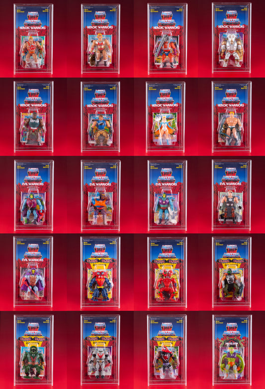 15 x Masters of the Universe Schiebeblister Modell B