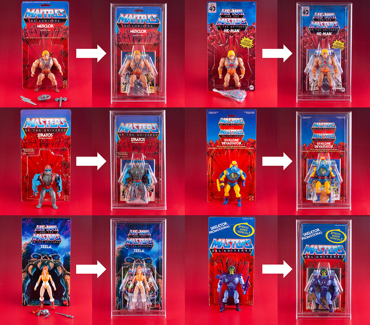 Masters of the Universe Schiebeblister Modell A